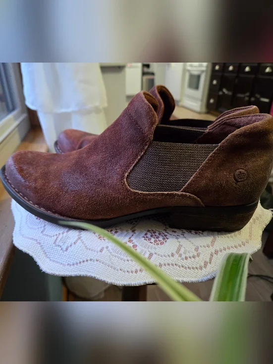 👞 Børn Suede Chelsea Ankle Booties 👢 - Picture 6 of 16